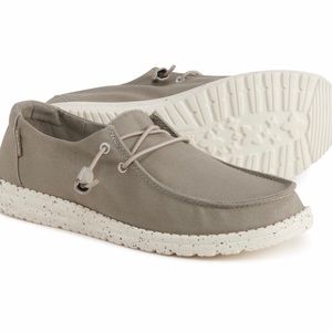 NIB GENUINE HEY DUDE Women's Wendy Shoes Gray Size 10